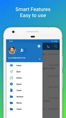 HB Mail for Outlook, Hotmail android App screenshot 4